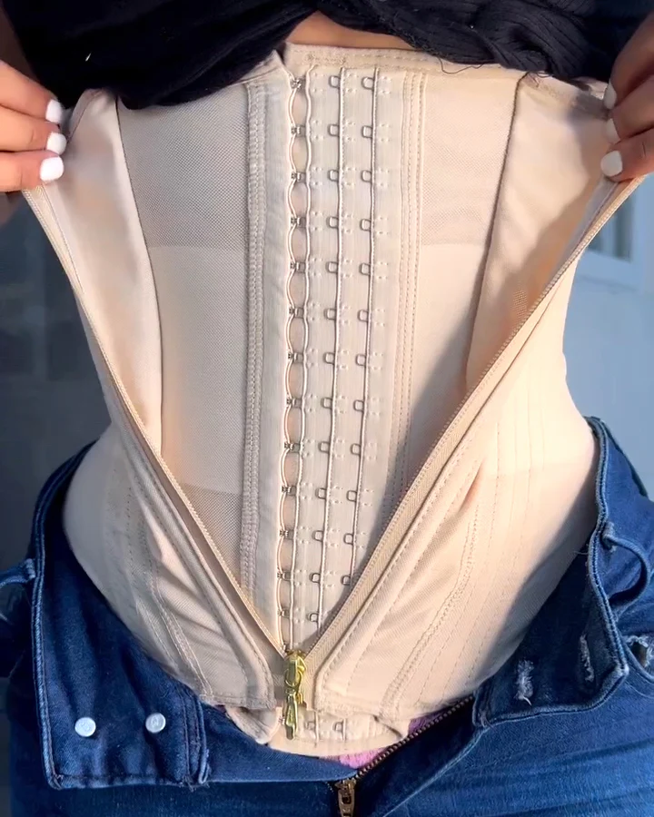 Zip & Breasted Body Shaper Tank Top - Image 3