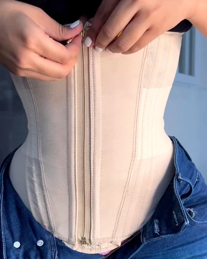 Zip & Breasted Body Shaper Tank Top - Image 4